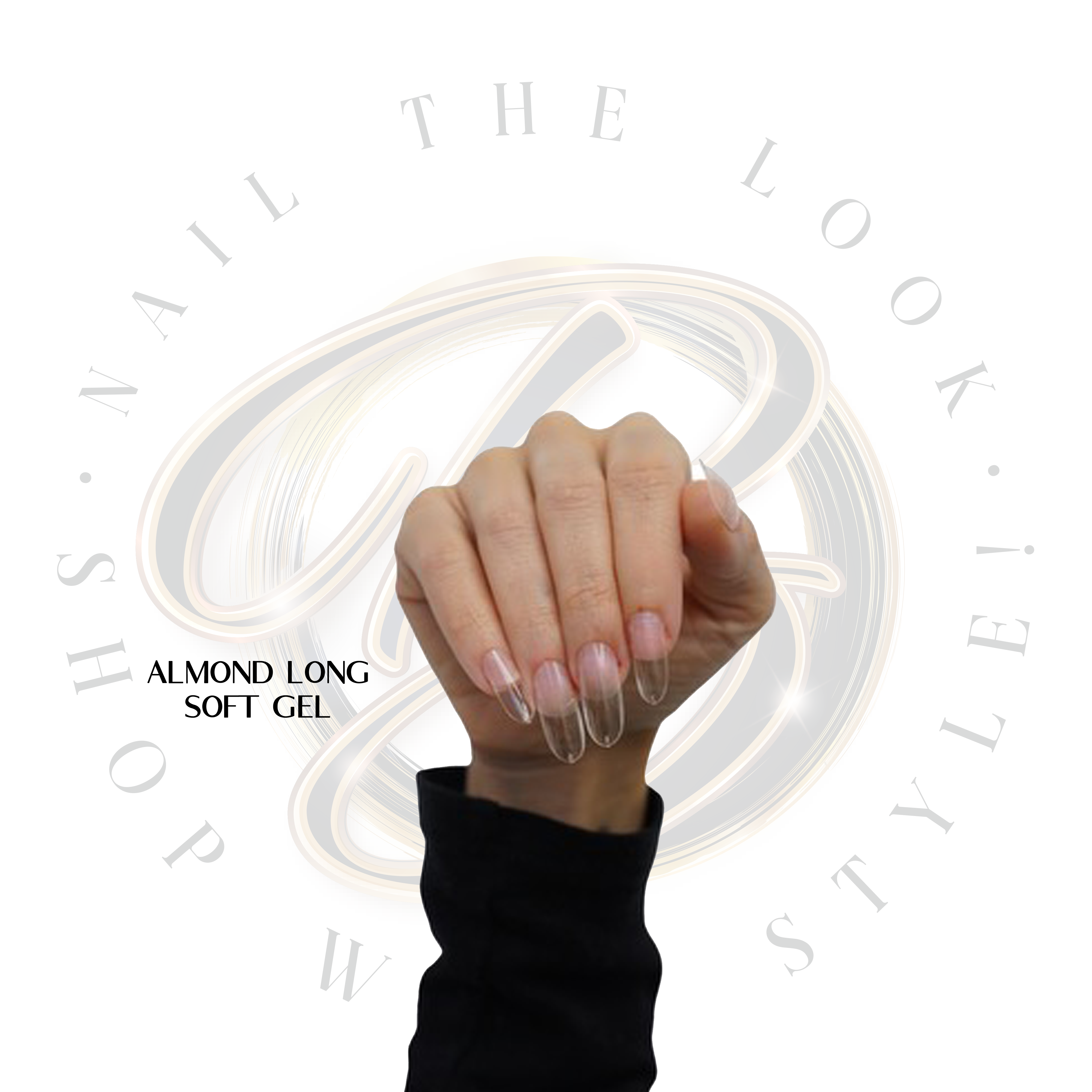 Almond Long Soft Gel TIps