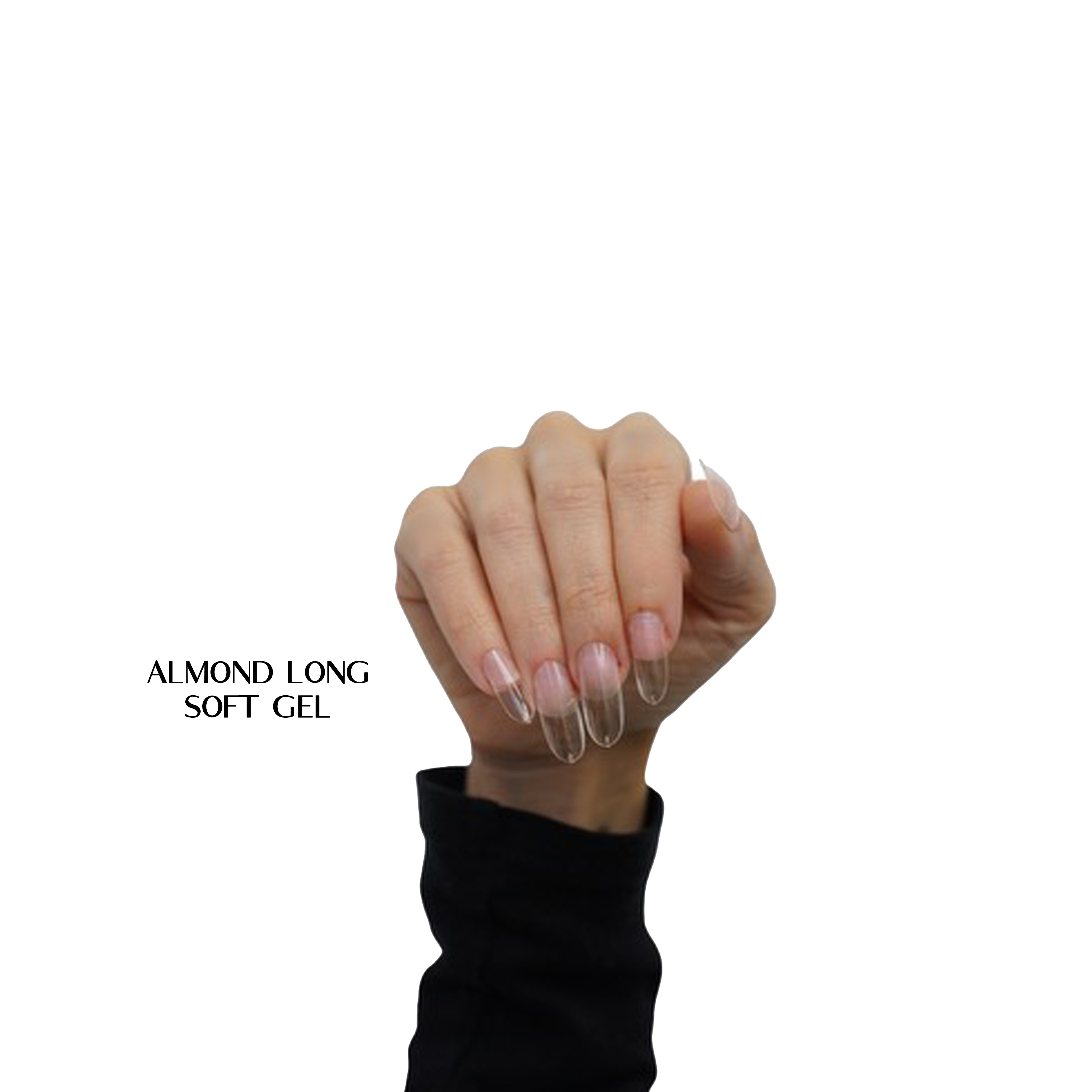 Almond Long Soft Gel TIps