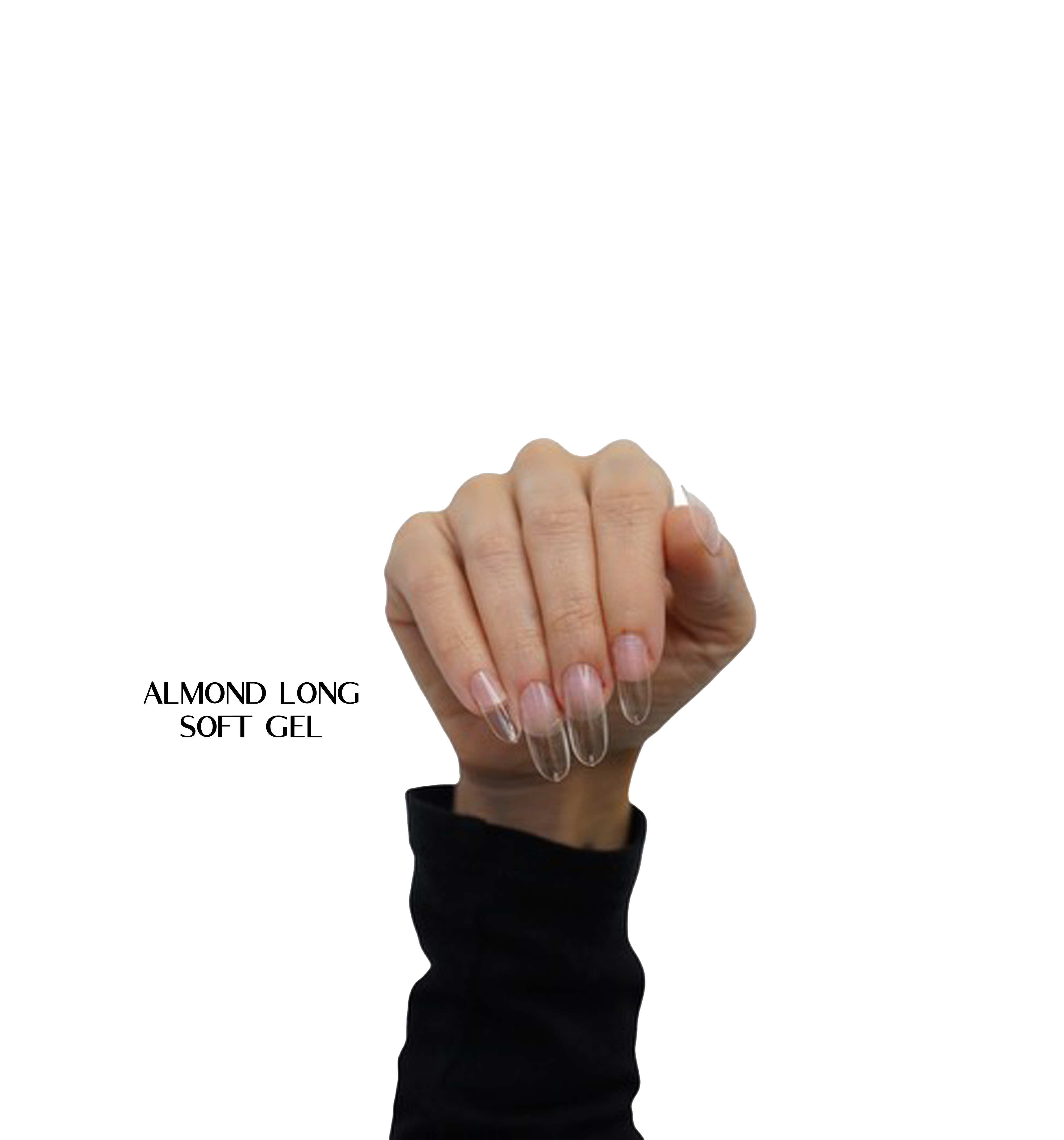 Almond Long Soft Gel TIps