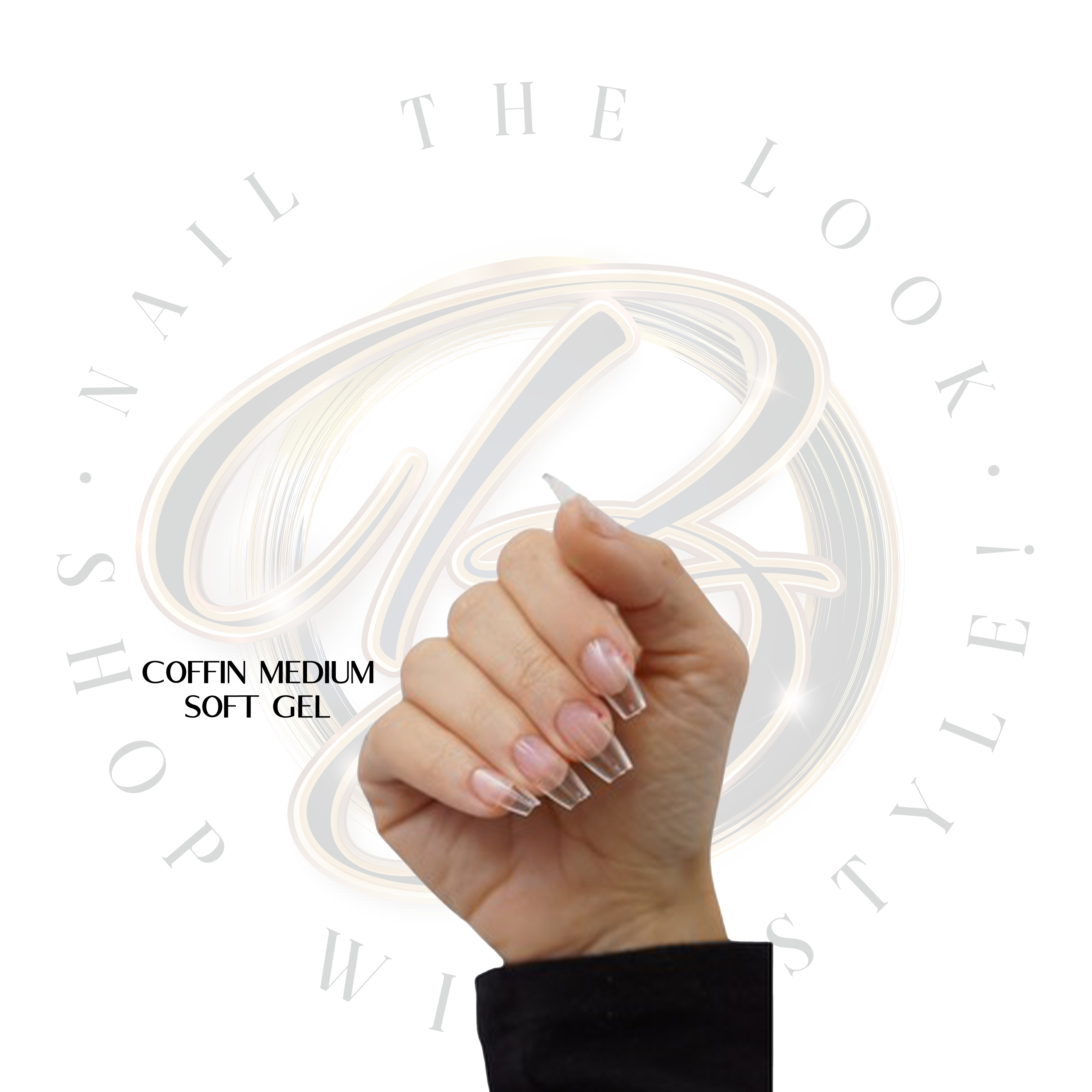 Medium Coffin Soft Gel Tips