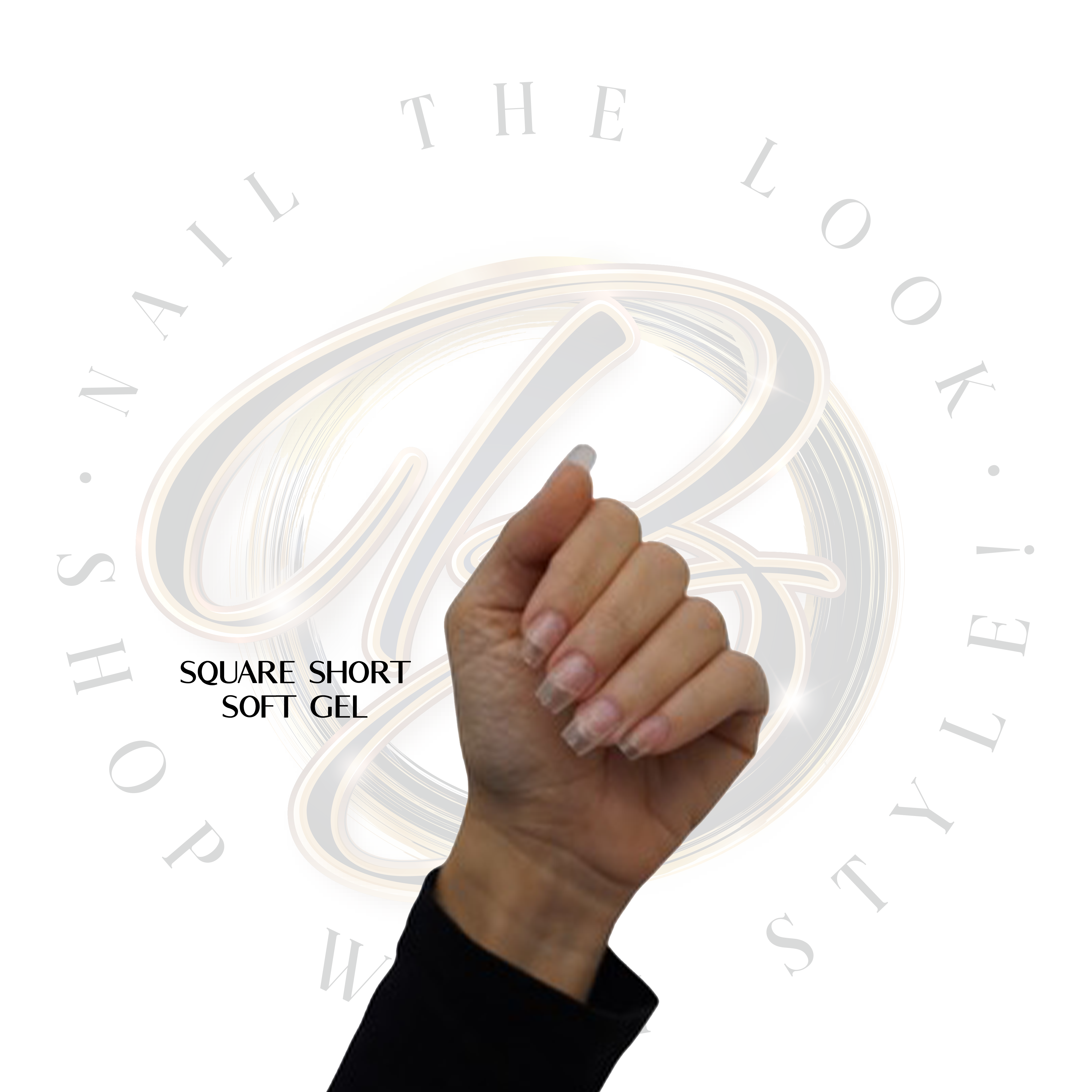 Short Square Soft Gel Tips.