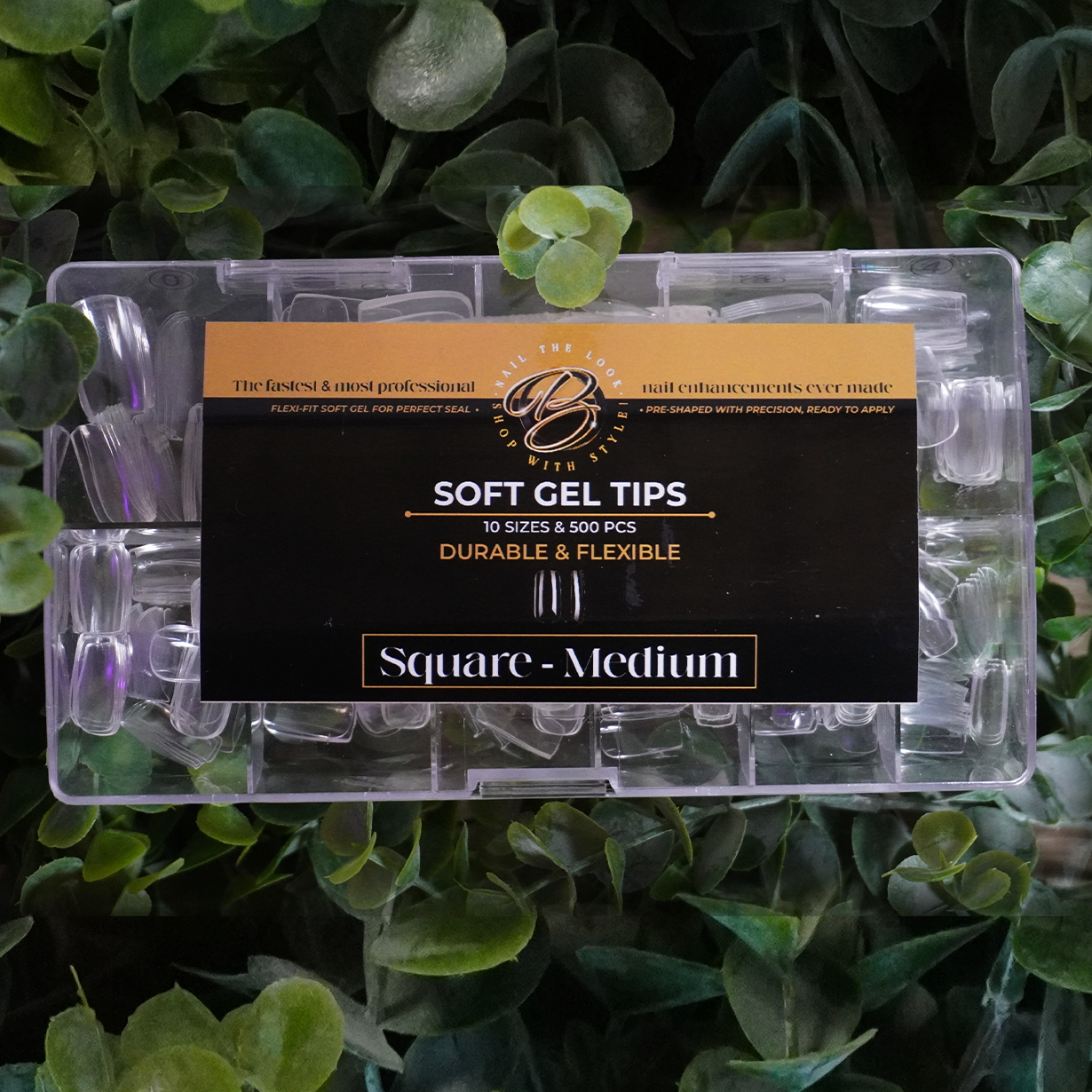 Square Medium Soft Gel Tips