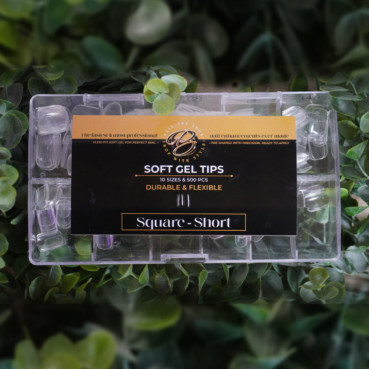 Short Square Soft Gel Tips.