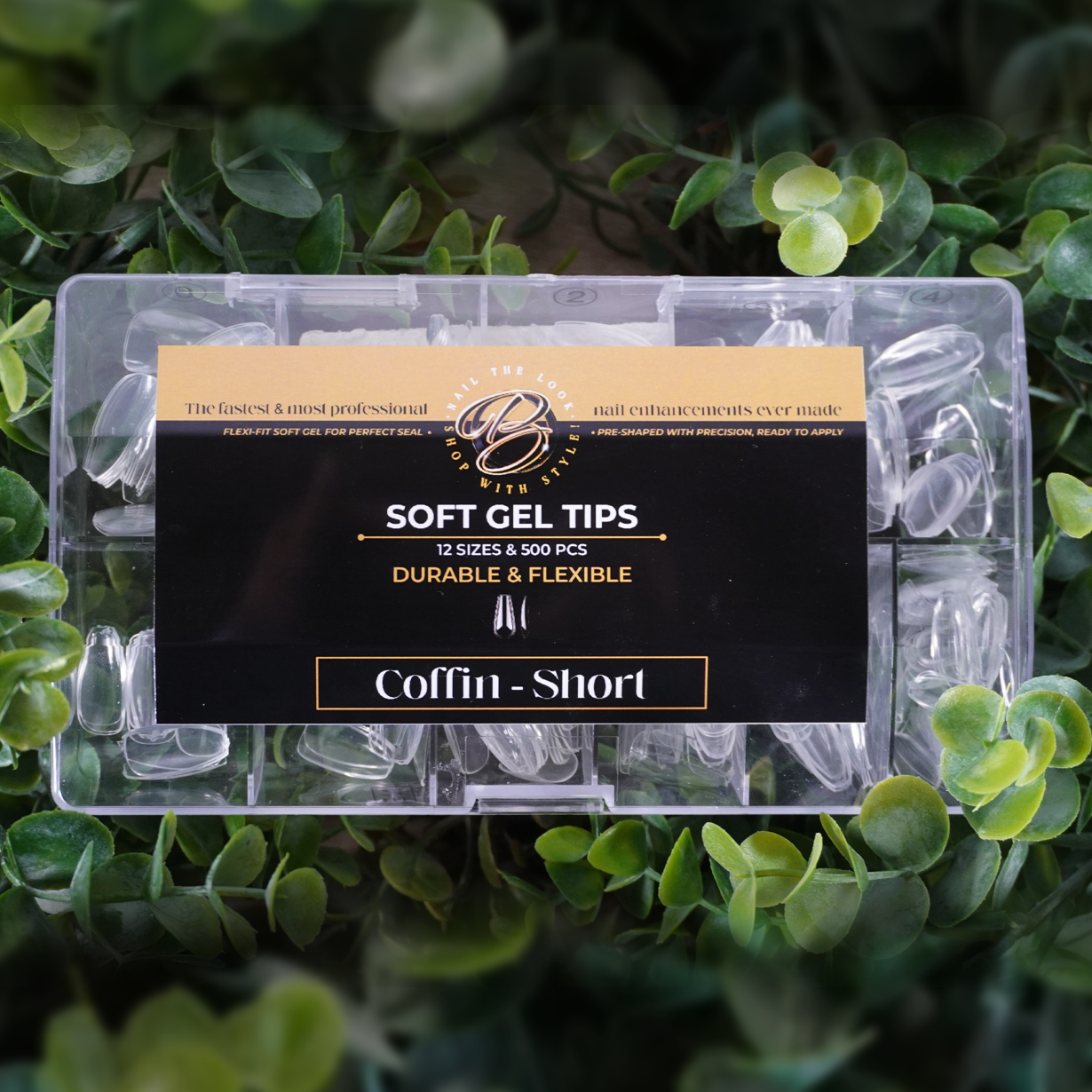 Coffin Short Soft Gel Tips