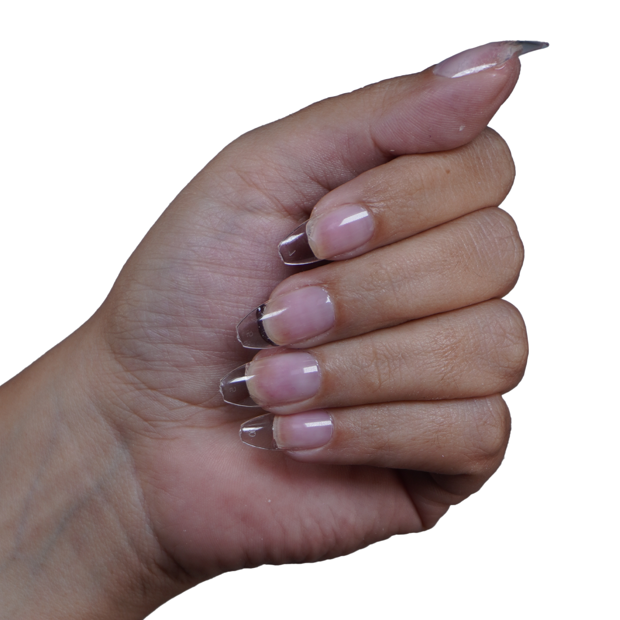 Almond Medium Soft Gel Tips