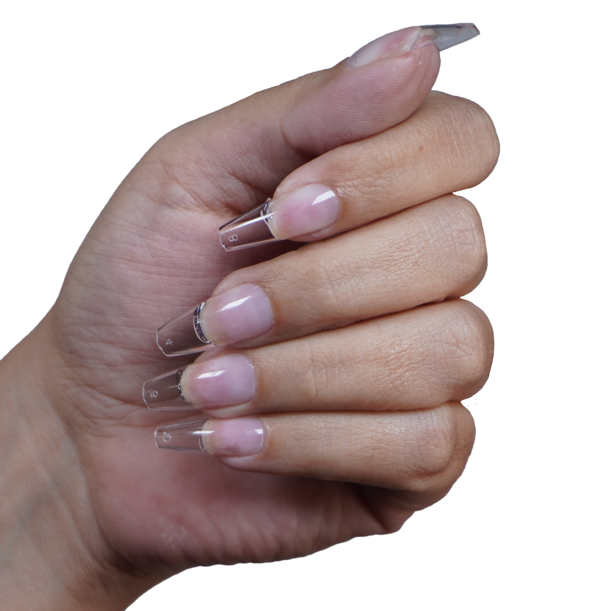 Coffin Long Soft Gel Tips