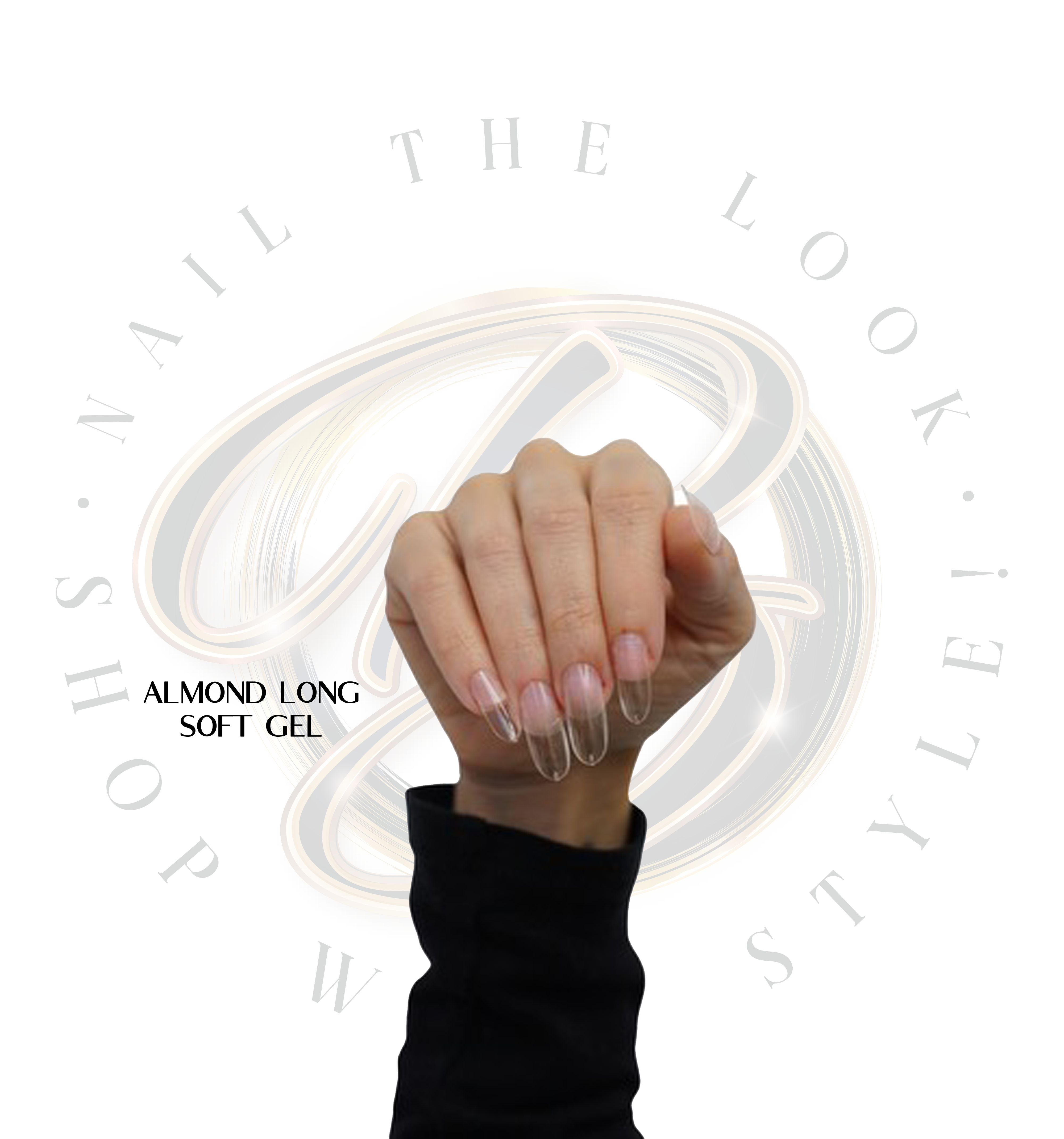 Almond Long Soft Gel TIps