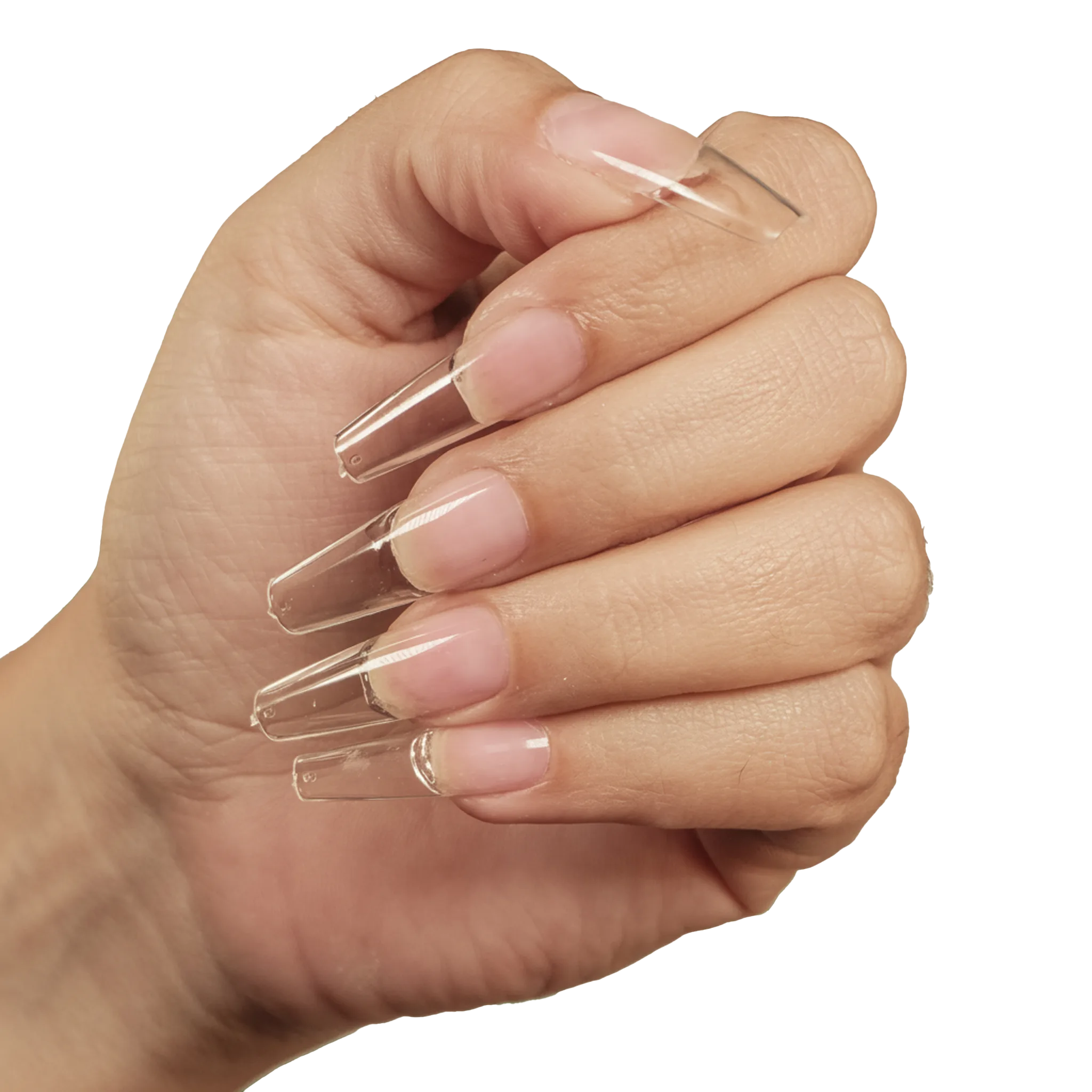 Coffin Long Soft Gel Tips.